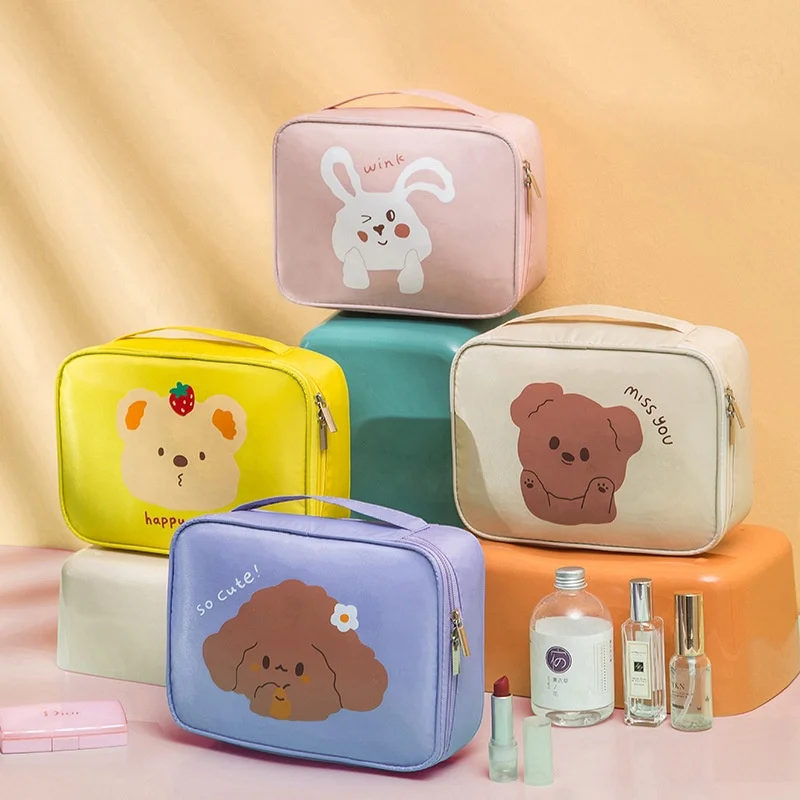 

Popular ins cute makeup bag cosmetic travel bag makeup, 4 colors