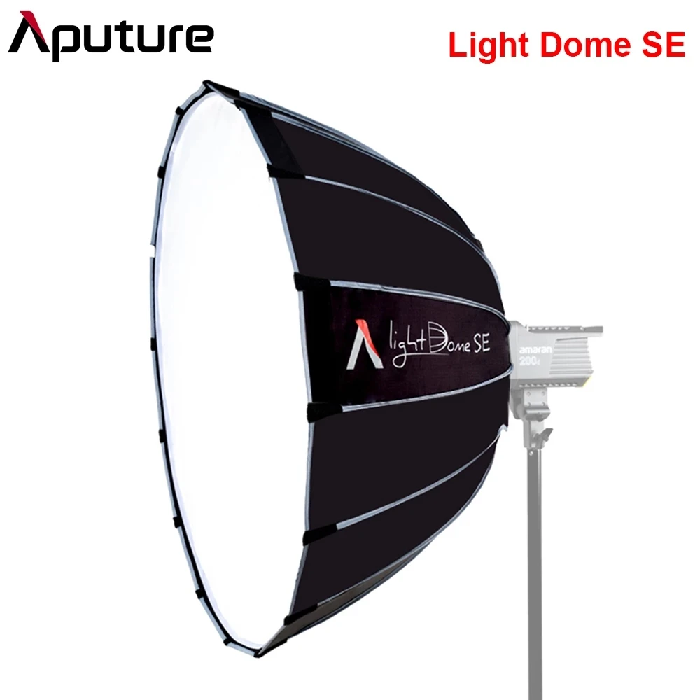 

Aputure Light Dome SE Portable Softbox Flash Diffuser for Amaran 100D/X 200D/X 600DPro 300DII 300X 120DII Bowens Mount LED Light