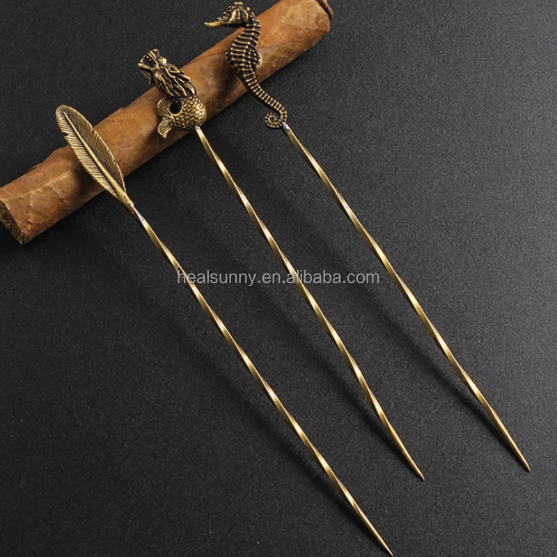 

Durable Using Portable Stainless Steel Metal Cigar Pass Needle