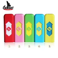 

USB Rechargeable Lighter, Windproof Mini Coil Lighter No Gas Flameless Cigarette Lighter