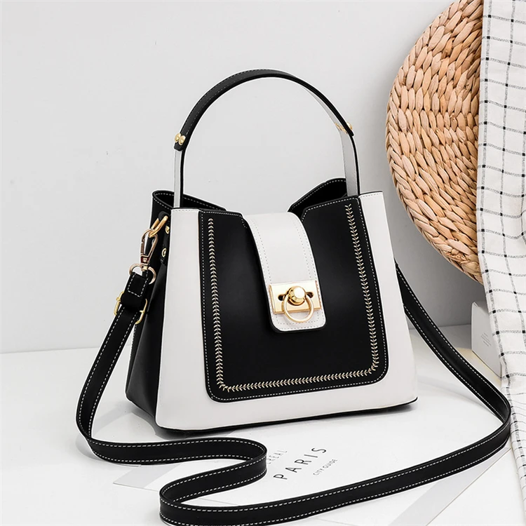 

luxury pu/pvc women handbags Genuine Leather fashion lady shoulder bags