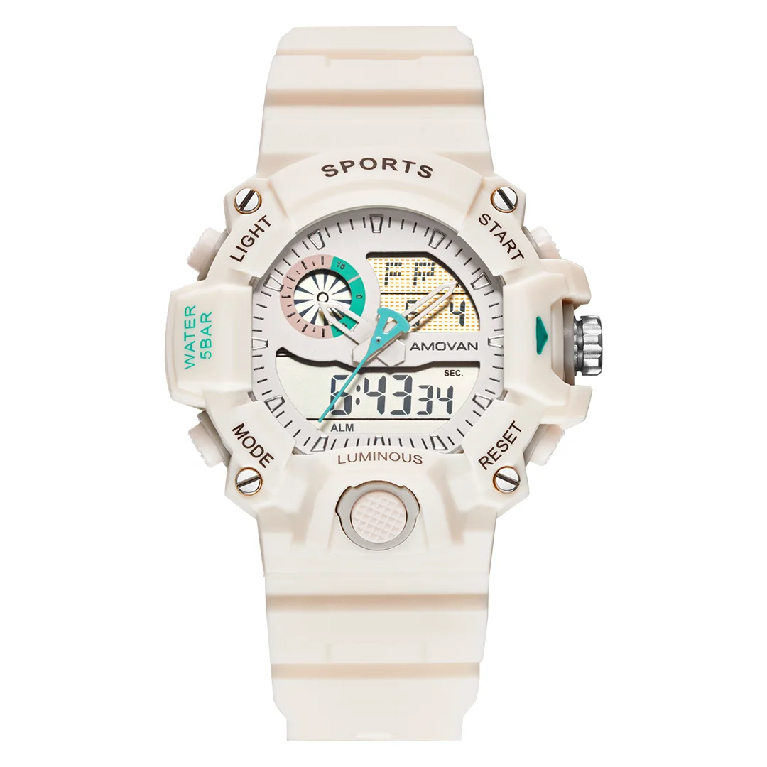 

Fashion lady sport watch multi-function digital bracelet watch for women