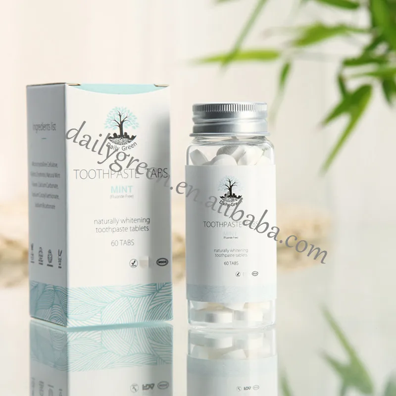 

Wholesale Natural Plastic Free Toothpaste Tablets Manufacturer