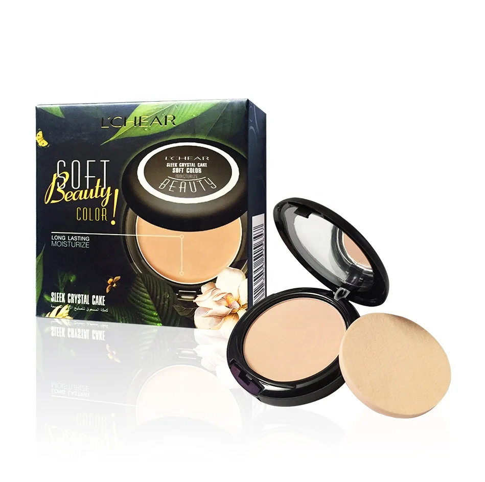 

Press powder foundation and brighten makeup whitening waterproof powder foundation, 4 colors