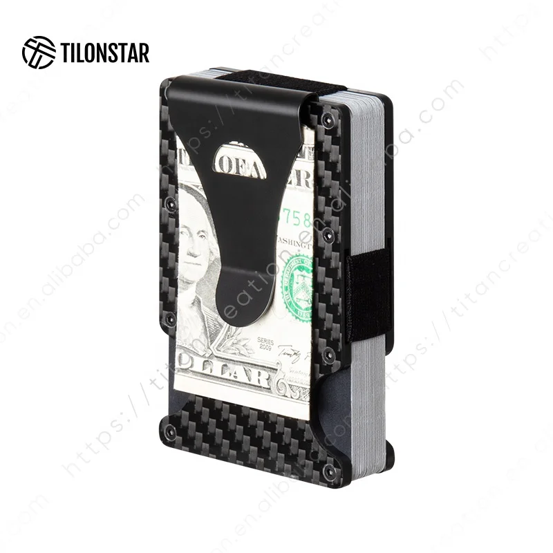 

TILONSTAR TWM122 RFID Blocking Aluminium Card Holder Metal Slim Men Wallets Aluminum Wallet