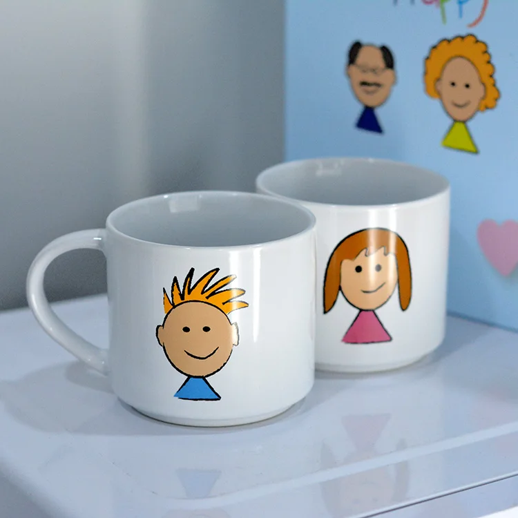 

custom logo coffee blanks sublimation mug custom ceramic cup, Customized colors acceptable