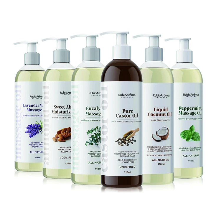 

wholesale bulk natural organic skin care Massage castor jojoba Coconut lavender carrier oil for body face hair