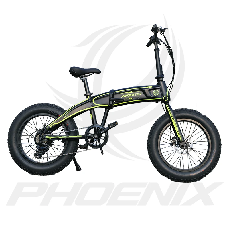 

Phoenix Electric Bicycle Fat Tire Electric bike 20 Inch 7 Speed Electric Folding Bike 36V250W Motor Bicycle
