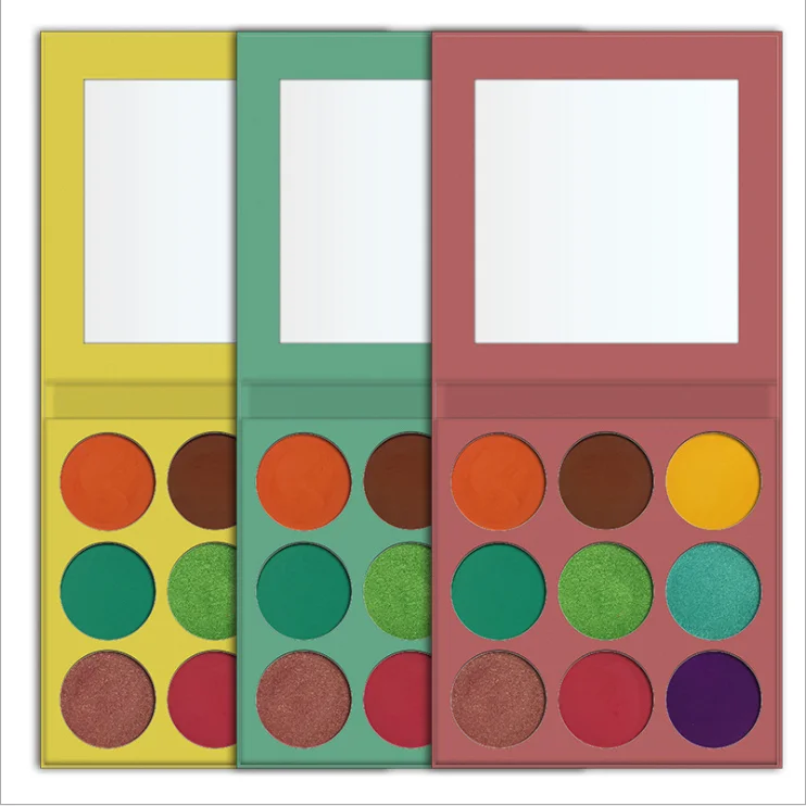

9 Color Eyeshadow Vegan Make Up Pallets Custom Logo Eye Shadow High Pigment Eye Shadow, Glitter&matte&shimmer