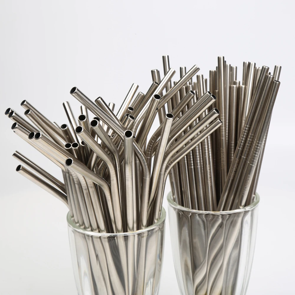 

Made of food-grade 18/8 stainless steel 304 approved stainless steel metal straw, Customized