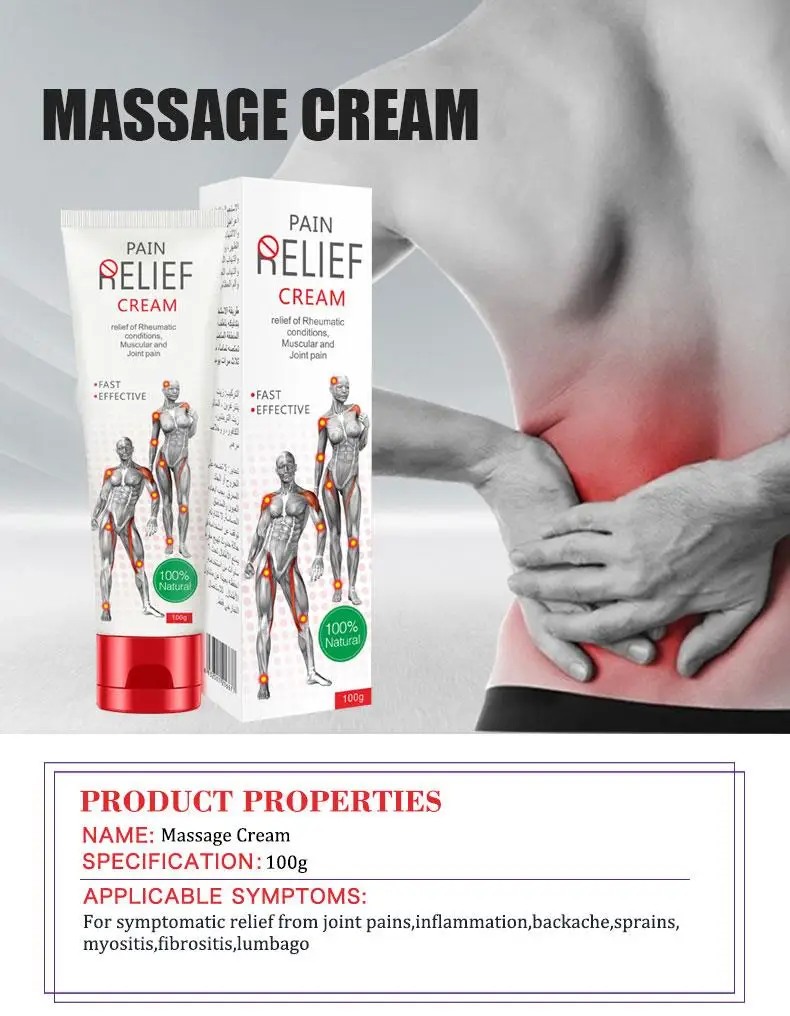 Muscular,  Arthritic and Shoulder Pain Relief Body Massage Cream