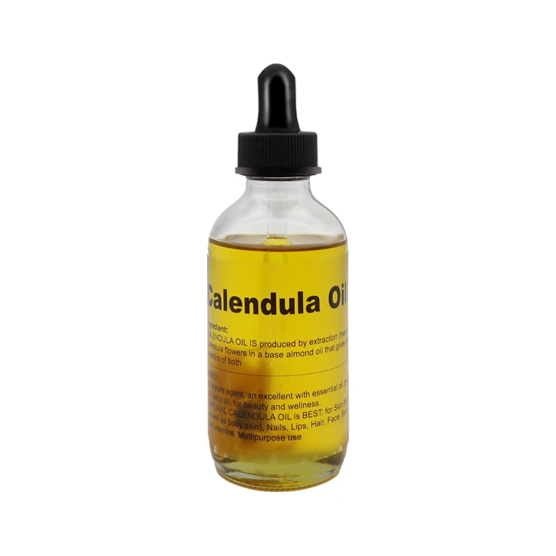 

High quality essential oil manufacturer 100% organic pure private label 120 ml Multi-use massage oils Calendula oil