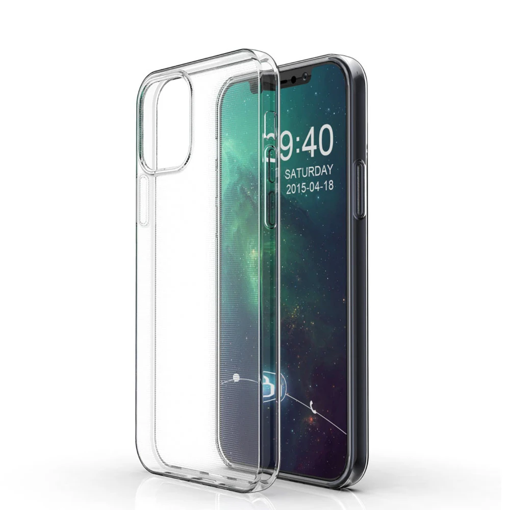 

Clear Ultra Thin Soft TPU Case For iphone 7plus X Xr Xs max for iphone 12 mini 12 pro max Transparent Phone Case mobile covers