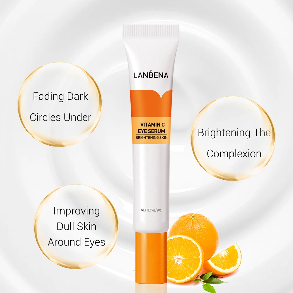 

LANBENA Vitamin C antipuffiness eye product serum for dark circles free shipping