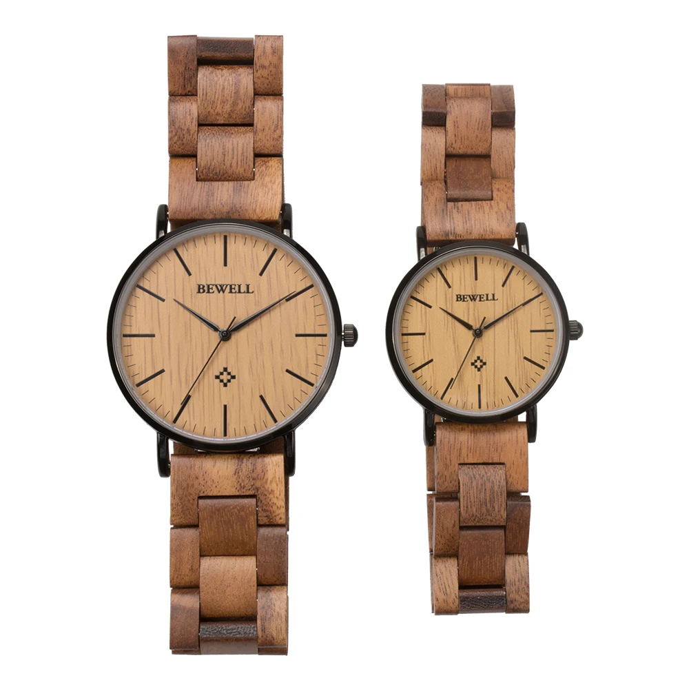 

Fast delivery low MOQ mens and ladies wooden watch in stock