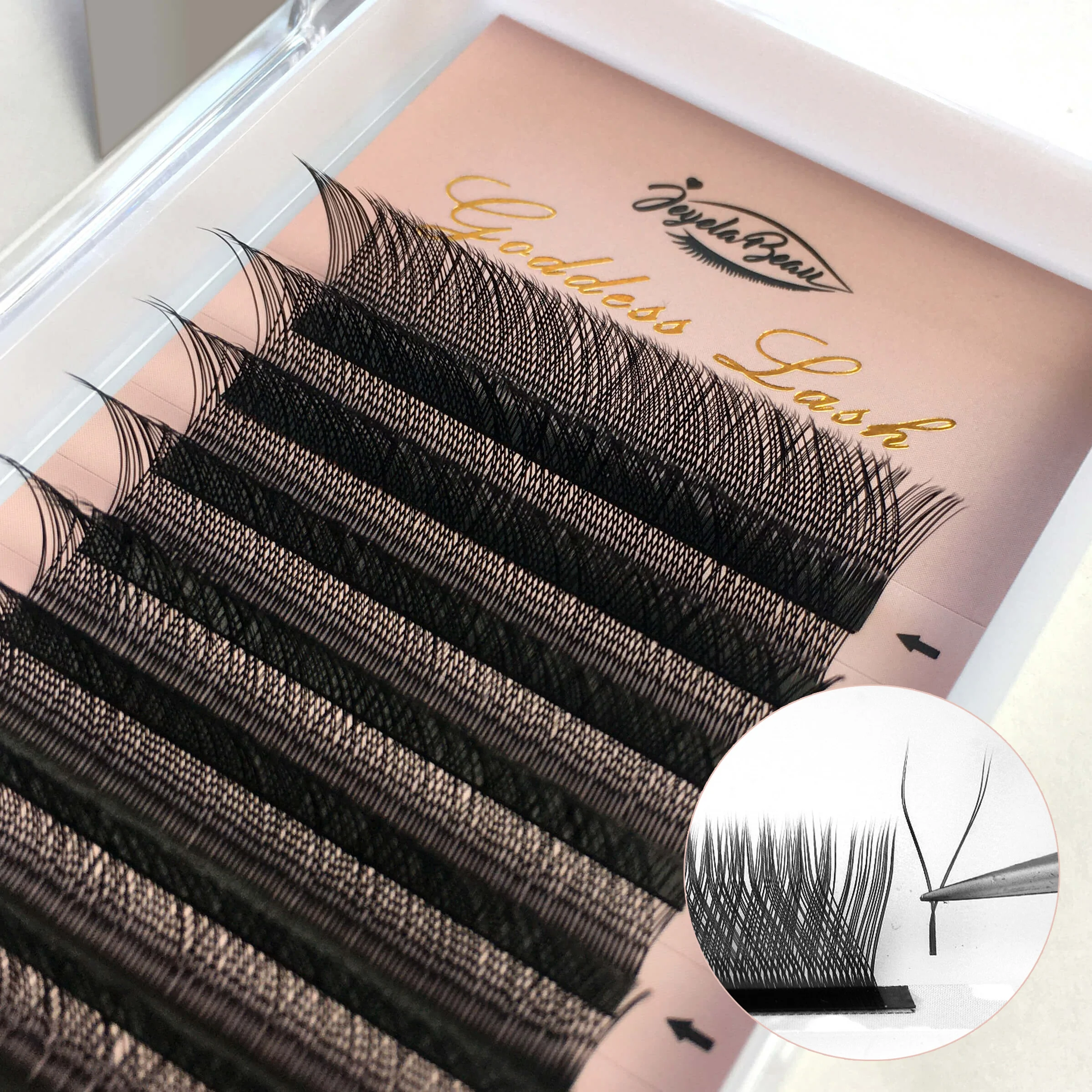 

Y Eyelashes Extensions Individual Lashes Factory Wholesaler 0.07mm yy lash extensions private label Y Lash With Private Logo
