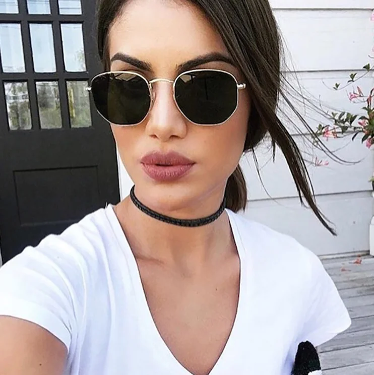 

Fashion sunglasses newest 2020 square Luxury sunglasses for Women Men UV400 metal frame high quality sun glasses sunglasses