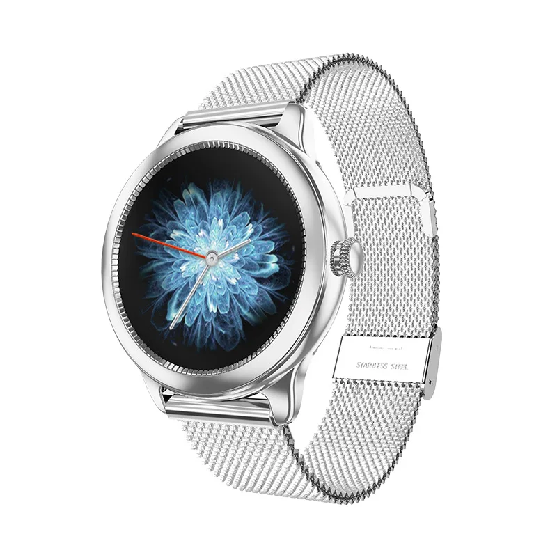 

B8Pro 1.1 Inch 24 Sports Mode Health Care Pulse luxury round screen smartwatch android ladies smart watch bracelet