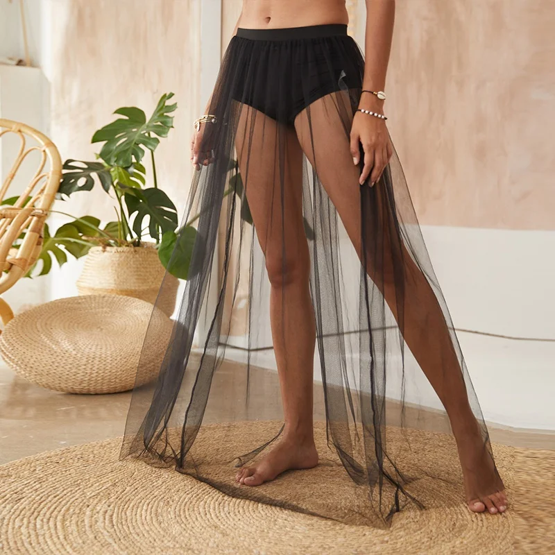 

Summer Breathable And Sexy Women  Sunscreen Swim Beach Cover Up Skirt