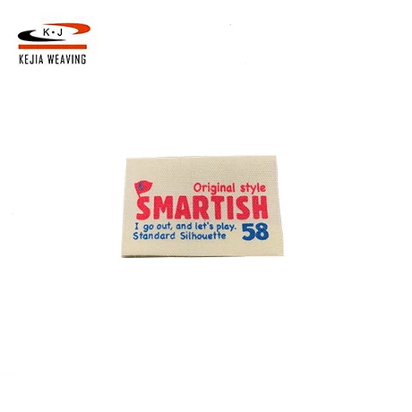 

Color Brand Printing Satin Labels for Clothing, Any color