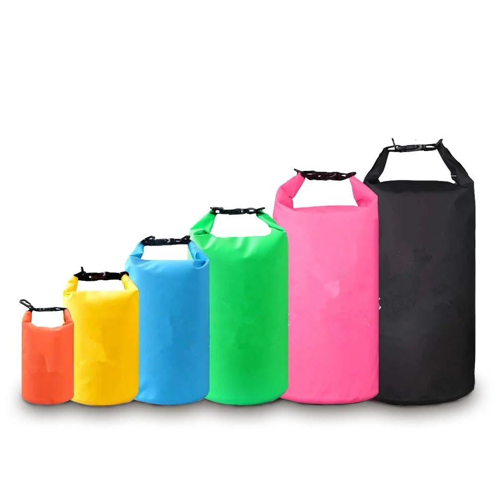 

Wholesale 500D PVC Custom Logo Roll Top Dry Bag Outdoor Waterproof Bag For Hiking Camping Beach, Grey,black,red,army green,orange( customized)