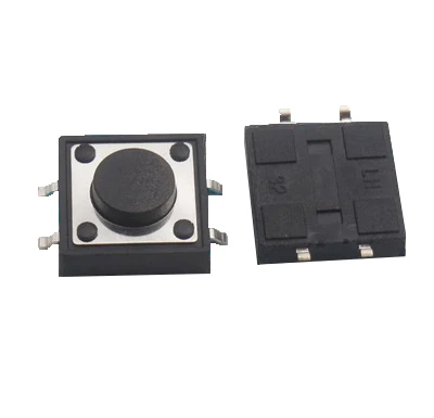 500Pcs Momentary Tactile Tact Push Button Switch 4 Pin DIP 12x12x5mm High 5mm 