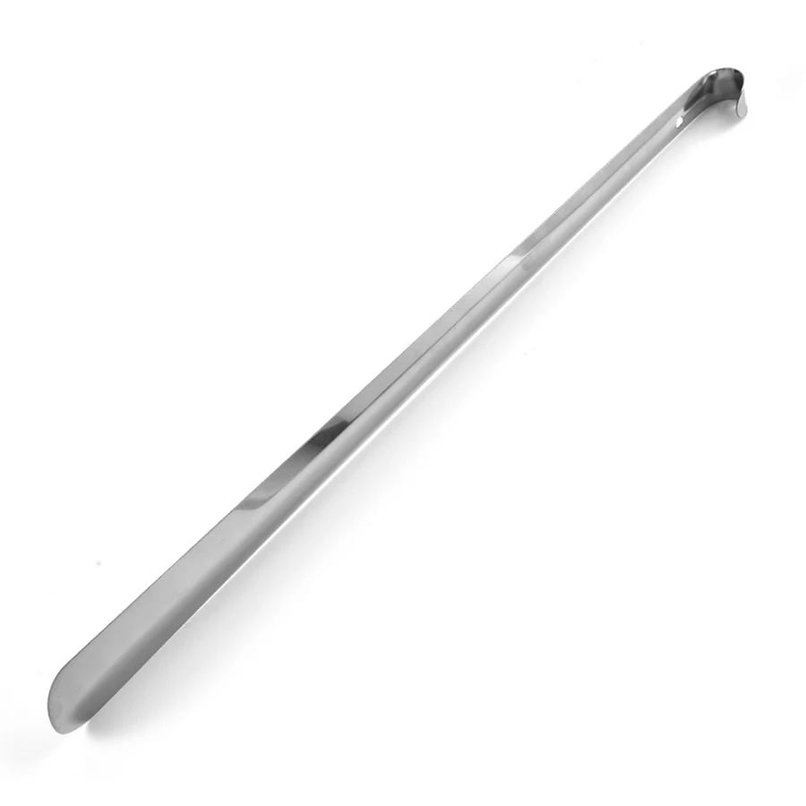 

Metal long shoehorn customize logo shoe horn, Silver