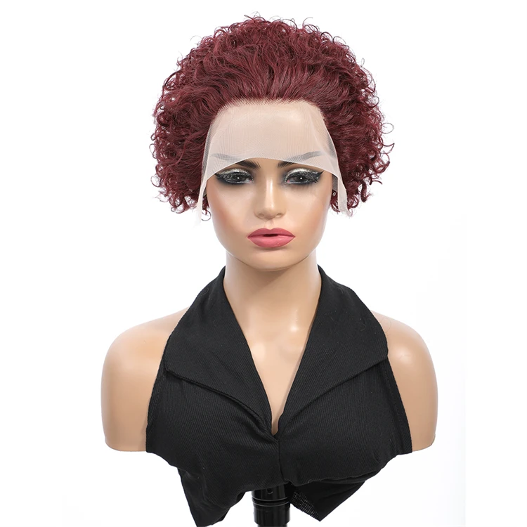 

Dropshipping Cuticle Aligned Pixie Lace Wigs Virgin Hair Pixie Curls Short Lace Front Wig Pixie Cut Human Hair Wig