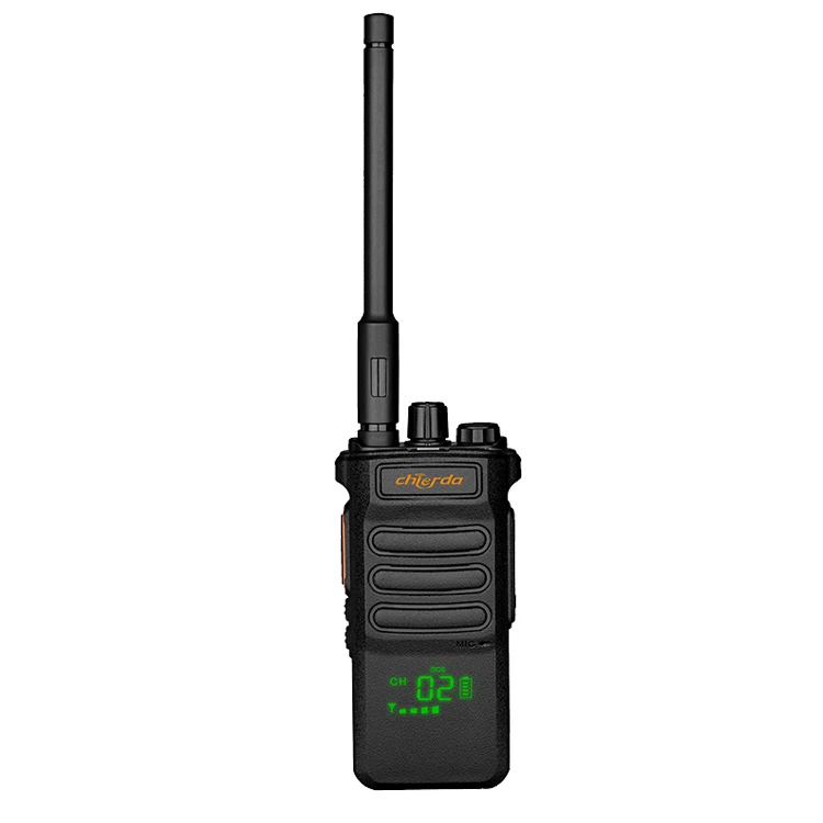 

Chierda CD-108D cheap 10W uhv/vhf long range price in bangladesh 16 channels walkie talkie, Black