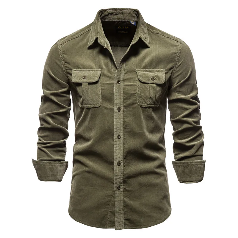 

Wholesale 2021 Custom Men Casual Plaid Long Sleeve Flannel Plus Size Shirt
