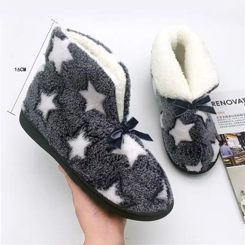 

Most Popular Knitted Winter Soft And Warm Home Women Indoor Shoes Boots, Customized color