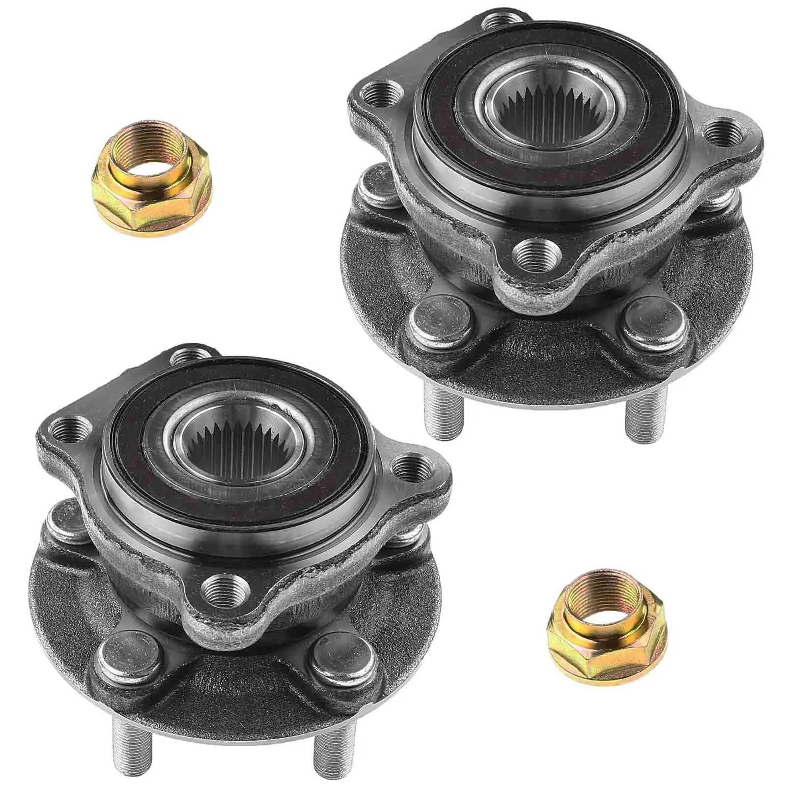 

2x Front Wheel Hub Bearing Assembly for Subaru Imprez aForester Legacy Outback