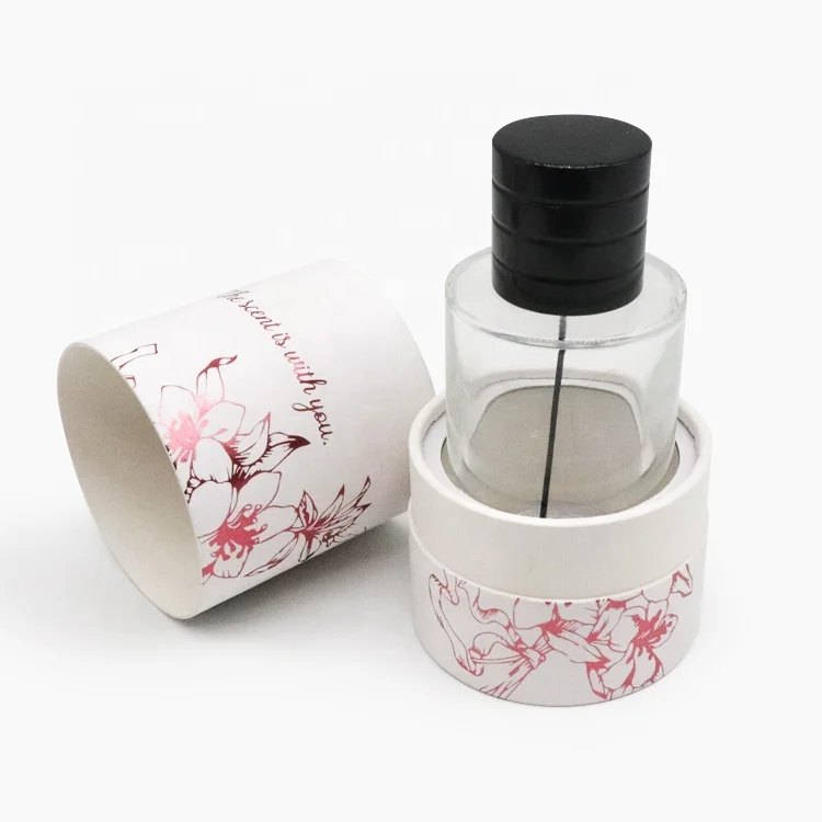 
Custom Printed Eco Friendly Skincare Perfume Bottle 100Ml Packaging Kraft Cylinder Gift Paper Tube Package 