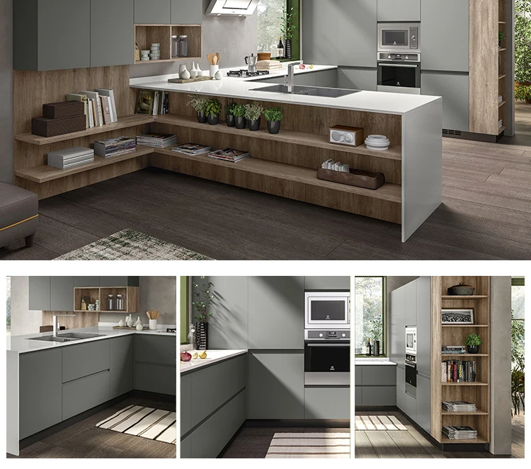 Commerical melamine sheet kitchen cabinets and modular kitchen cabinet