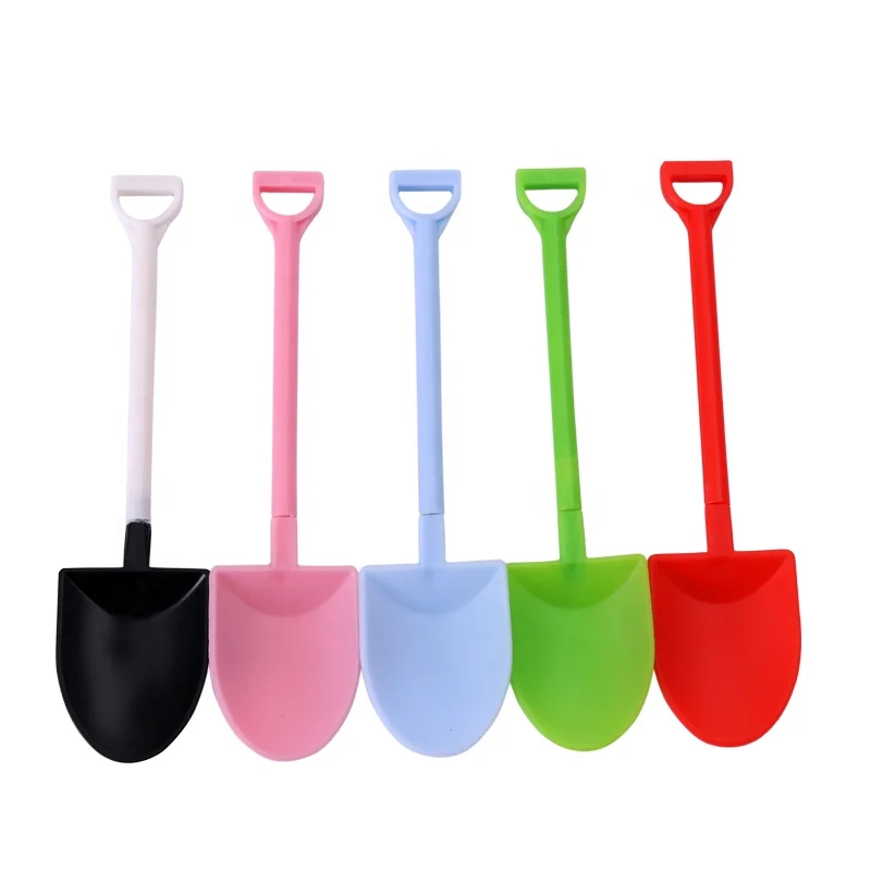 

Wholesale price smaller disposable plastic colorful dessert ice cream spoons, Pink. green, black, blue, white, red
