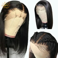 

Free sample Brazilian Short Bob Pixie Cut Wig Lace Front Human Hair Wigs For Black Women Pre Plucked Hairlineindia hair vendor