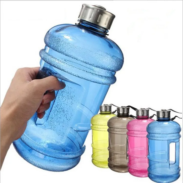 

Fitness Training Large Capacity 2.2L Custom Outdoor Sports Gym Dumbbell Half Gallon Water Bottles with handle