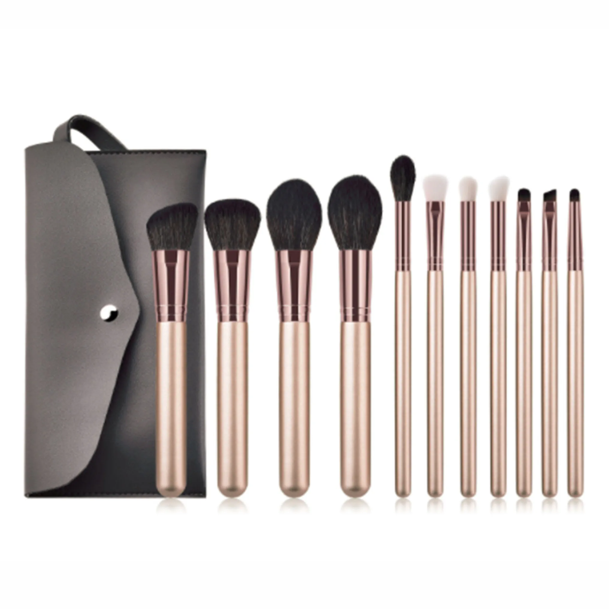 

11pcs makeup brushes sets foundation makeup brush beauty cosmetics lip gloss make up brush set lip gloss