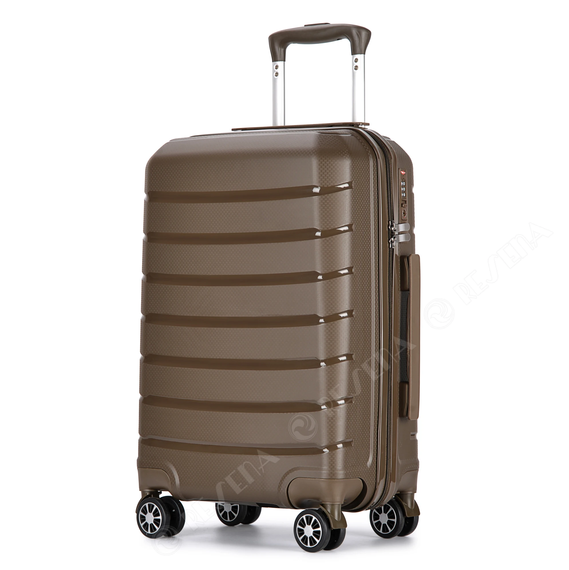 

New Type Wholesale OEM/ODM Trolley Bag 3 pcs Airplane Hard Shell Cheap Travel PP Luggage Set, Black, green,blue, orange,pink