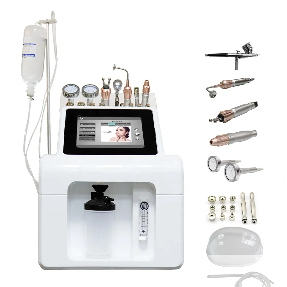 

best hydra oxygen microdermabrasion facial skin rejuvenation machine / oxygen therapy equipment, White