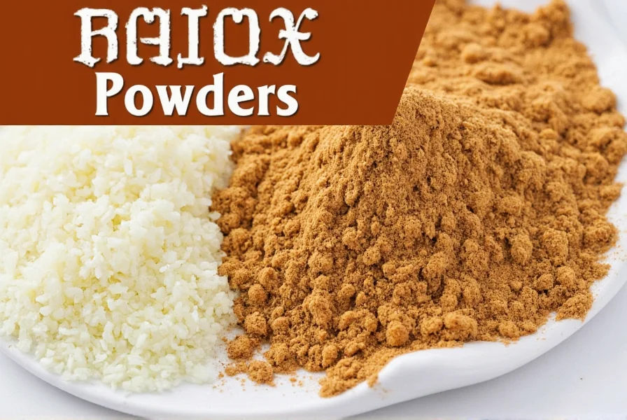 Comparison of different onion powder brands