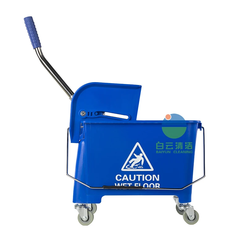 
20 liter plastic cleaning trolley mop wringer for hotel and house 