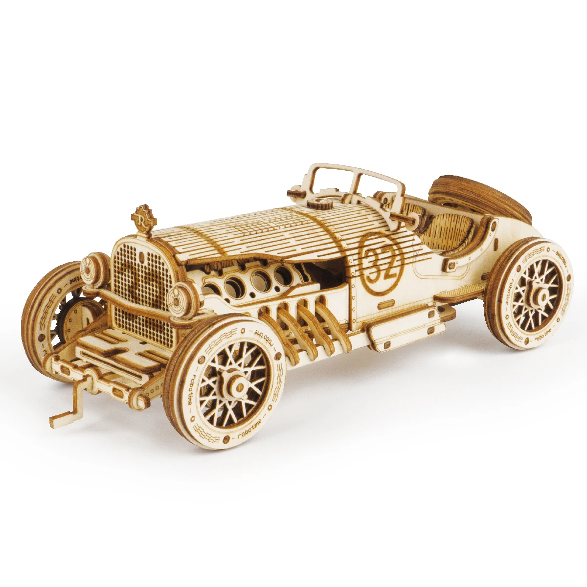 

Robotime New DIY Kit Mechanical Model Wood Crafts 3D Car Puzzle for Dropshipping