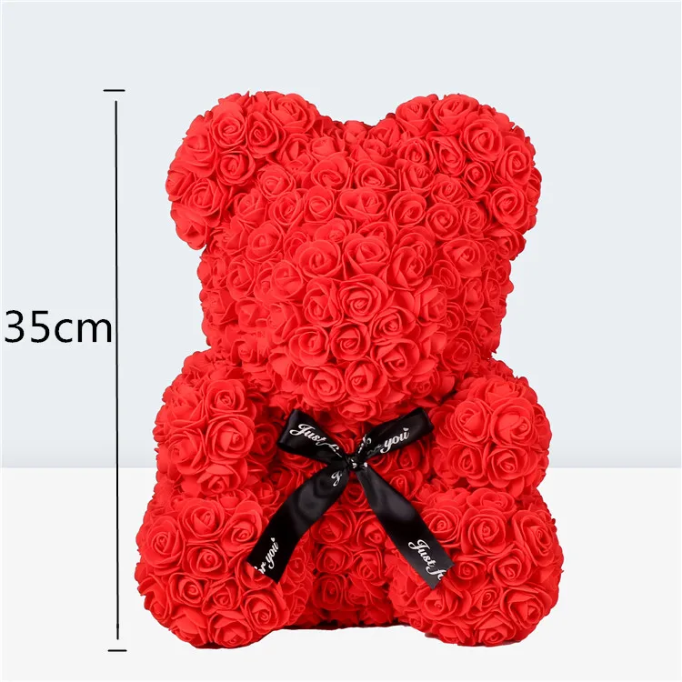 Shopify Dropshipping Christmas Gift Rose Bear Gift Flower Teddy Bear