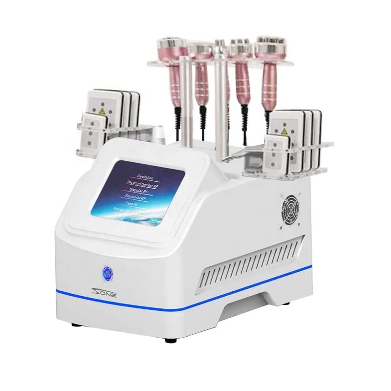 

2021 new professional radio frequency 6 in 1 40k ultrasonic cavitation body rf slimming machine