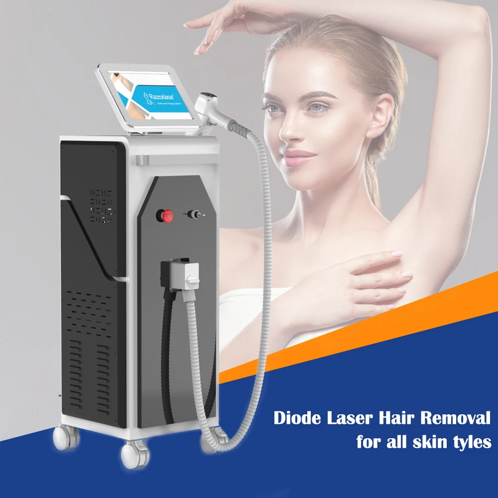 

Sincoheren 1200w high power 3 wavelength 755 1064 808nm painless laser diode hair removal for spa use