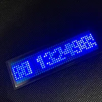 

2019 best promotional gift programmable message led mini display scrolling text/characters moving led name badge