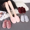 Winter Bread Slippers Women Warm Fur Non-slip Indoors Bedroom Floor Shoes House Plush Ankle Slipper Slides Funny Footwear Soft