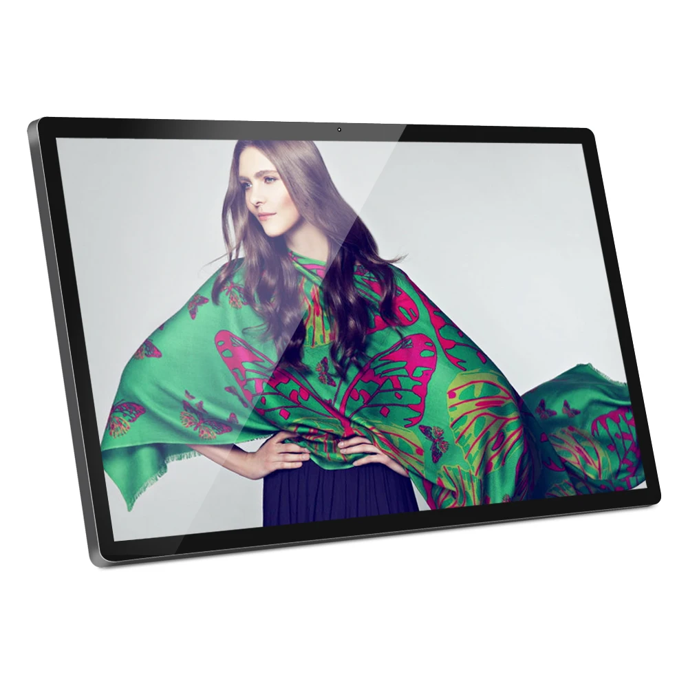 

Vesa wall mounted digital signage 18.5inch 1366x768IPS RK3288 2GB 16GB 5G wifi 10-Point capacitive touch digital signage display