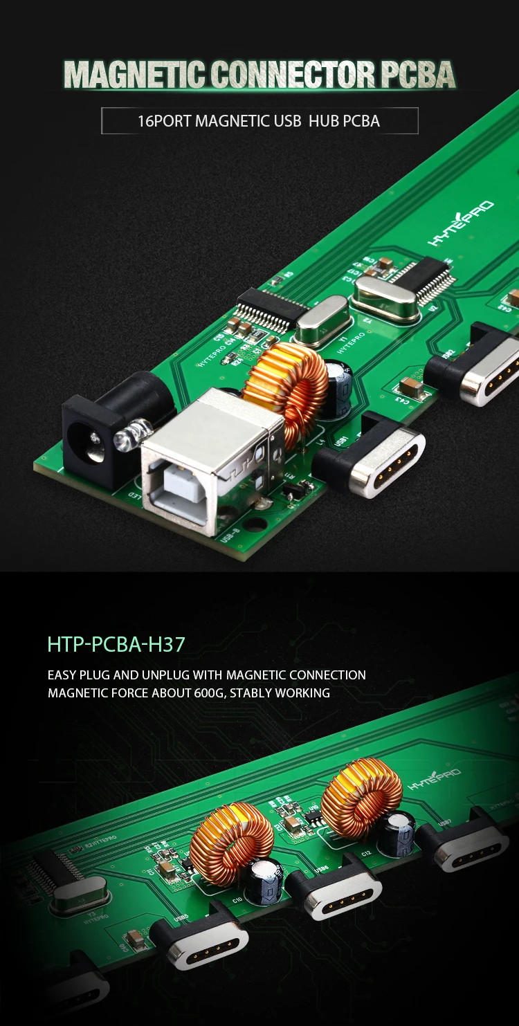Custom 16 Port Connector Usb Hub Powered Circuit Design Buy